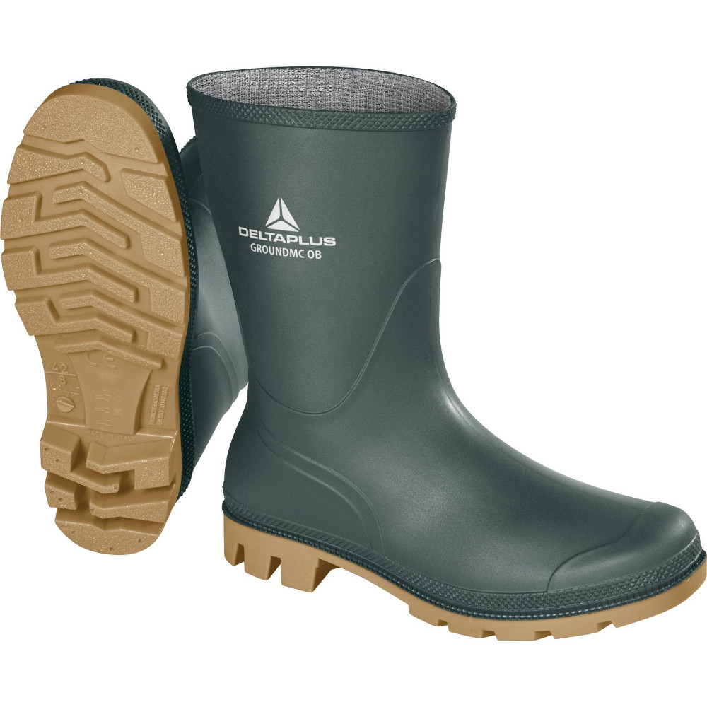 Delta Plus GroundMC PVC Calf Length Wellington Boots OB SRA