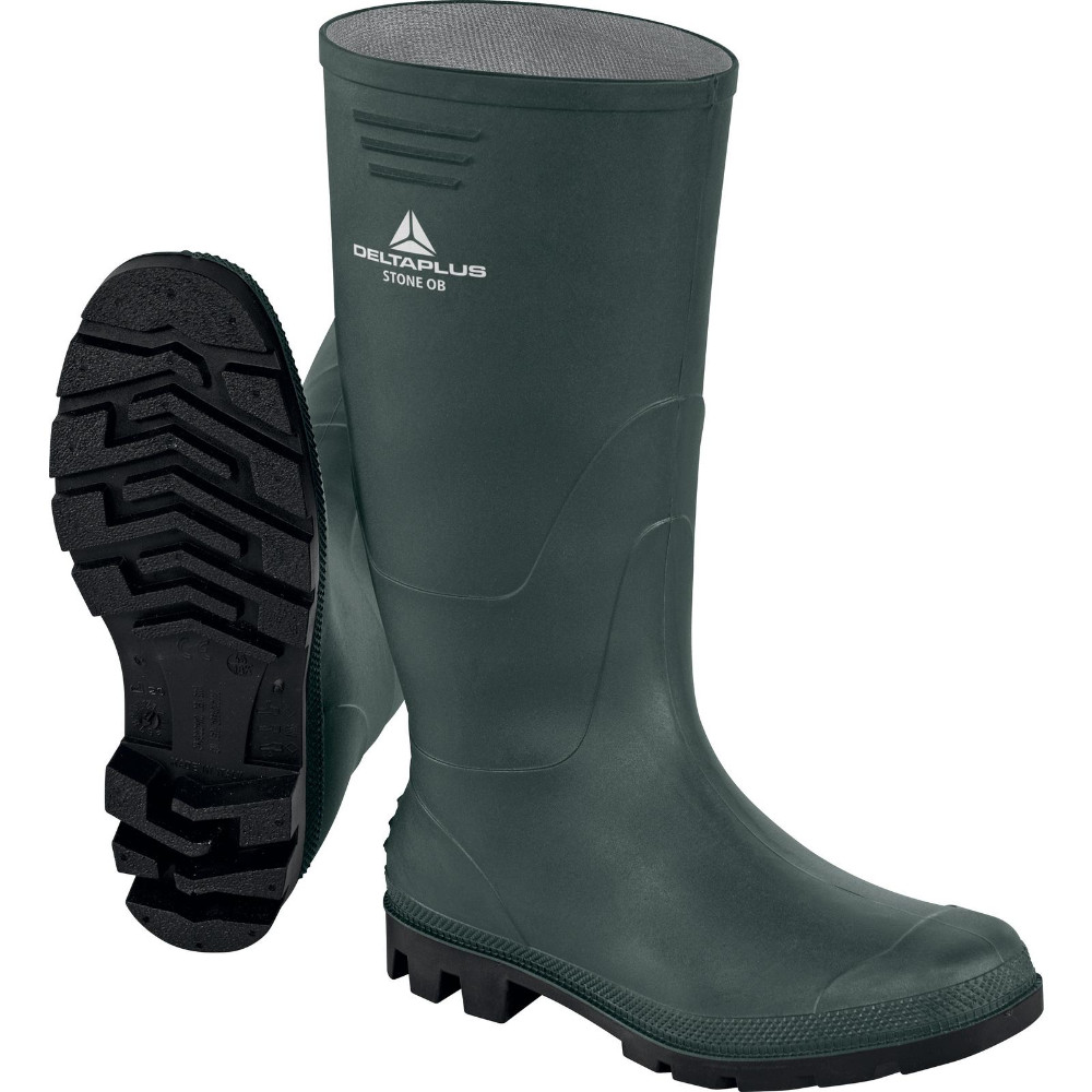 Delta Plus Stone PVC Wellington Safety Boots OB SRA