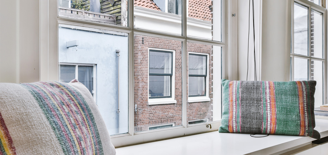 Interior view from second floor window