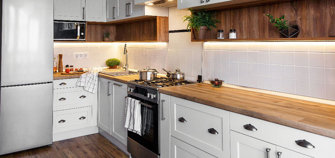 Kitchen timeber worktops