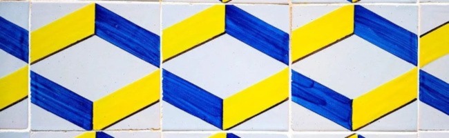 painted kitchen tiles